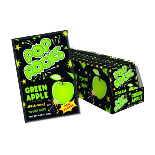 Sweets & Candy Pop Rocks Green Apple NPM 9g 24