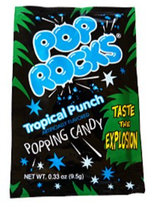 Sweets & Candy Pop Rocks Tropical Fruit Punch  NPM 9g 480