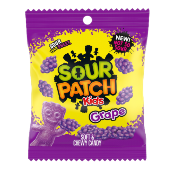 Sweets & Candy Sour Patch Kids Grape Peg Bag NPM 3.58oz 12