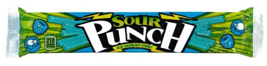 Sweets & Candy Sour Punch Blue Raspberry NPM 56g 288