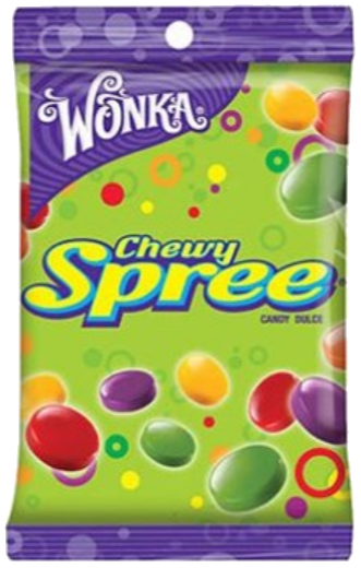 Sweets & Candy Spree Chewy Peg Bag NPM 198g 12