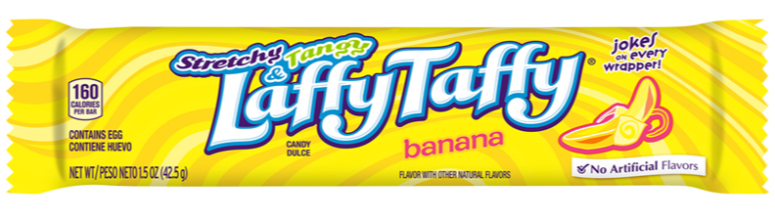 Sweets & Candy Stretchy & Tangy Laffy Taffy Banana  NPM 42g 288