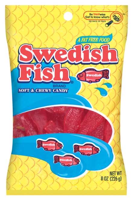 Sweets & Candy Swedish Fish Red NPM 226g 12