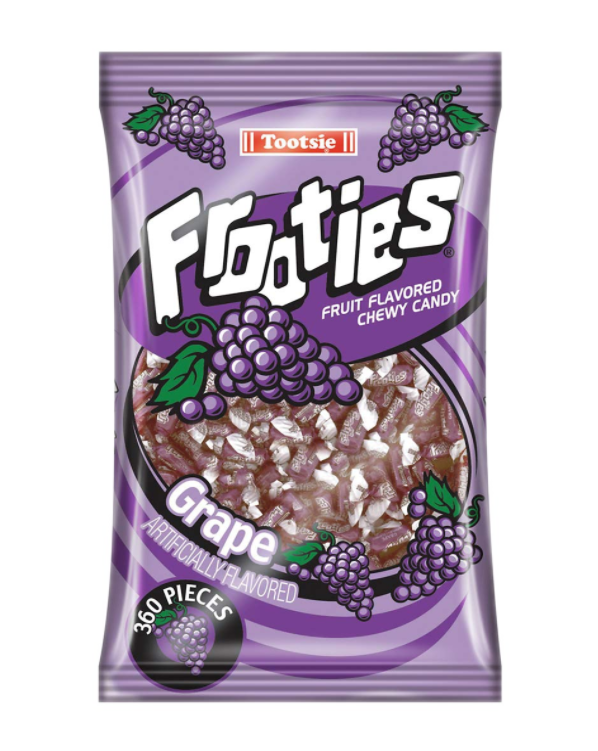 Sweets & Candy Tootsie Frooties Bag 360pc Grape NPM 1100g 1