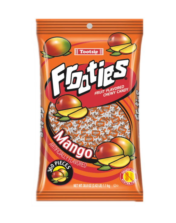 Sweets & Candy Tootsie Frooties Bag 360pc Mango NPM 1100g 1
