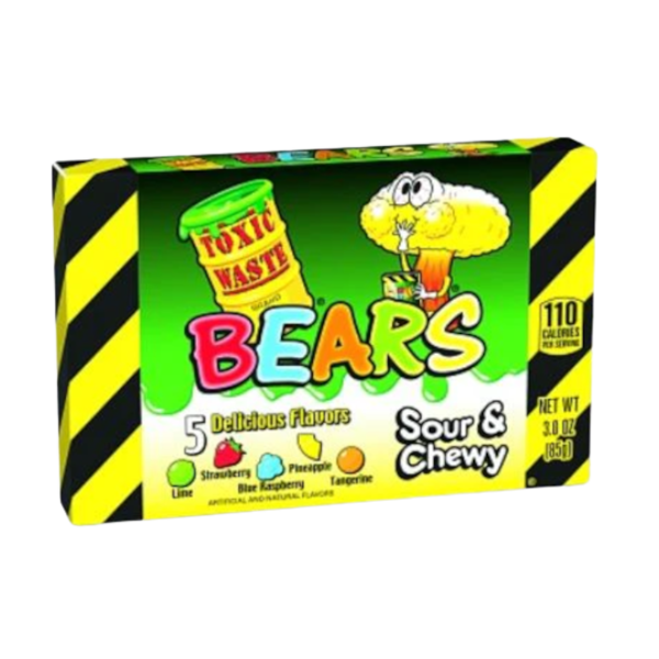 Sweets & Candy Toxic Waste Bears Theatre Box NPM 85g 12
