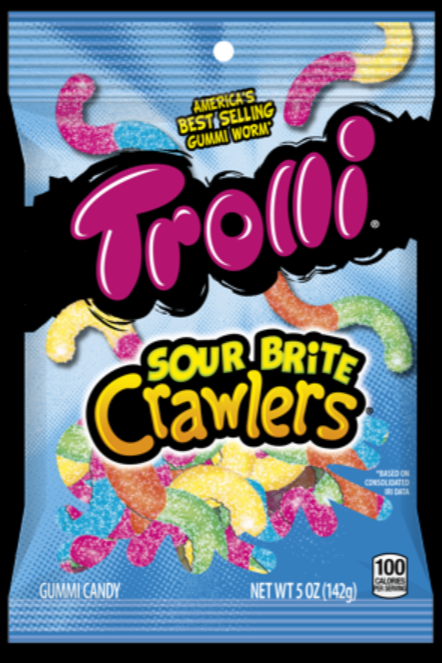 Sweets & Candy Trolli Sour Brite Crawlers NPM 141g 12