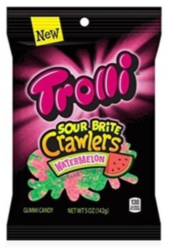 Sweets & Candy Trolli Sour Brite Crawlers Watermelon  NPM 141g 12