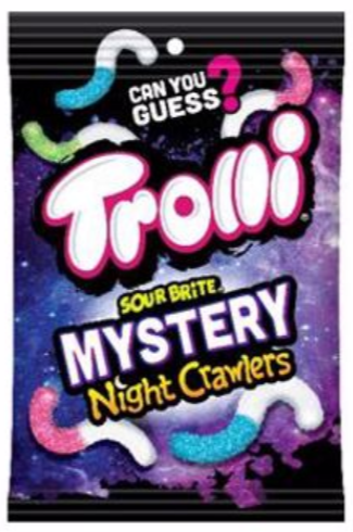 Sweets & Candy Trolli Sour Brite Mystery Night Crawlers NPM 141g 12