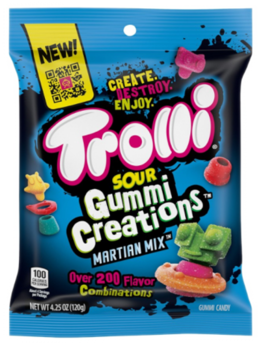 Sweets & Candy Trolli Sour Gummi Creations Martian Mix NPM 120g 12