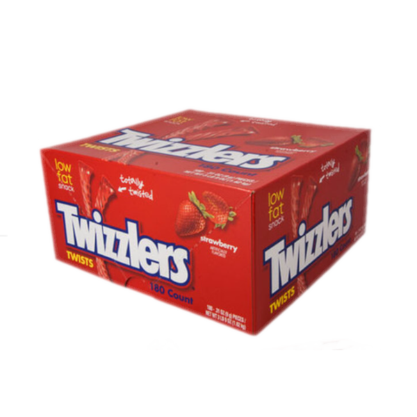 Sweets & Candy Twizzlers Strawberry Twist Singles NPM 180s 162Kg 8