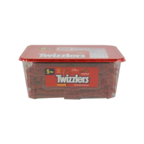 Sweets & Candy Twizzlers Strawberry Twists Unwrapped NPM 2.2Kg 1