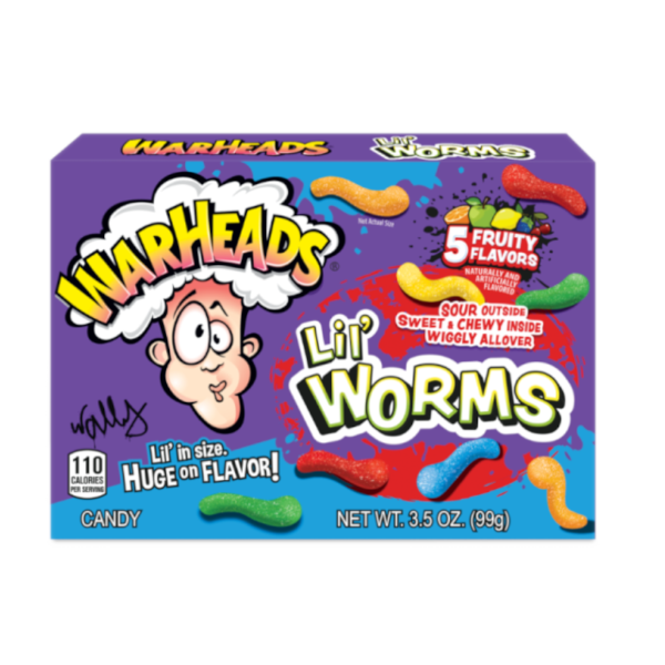 Sweets & Candy Warheads Lil Worms Theatre NPM 99g 12