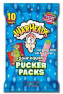Sweets & Candy Warheads Peg Bag Sour Pucker Pack NPM 85g 12