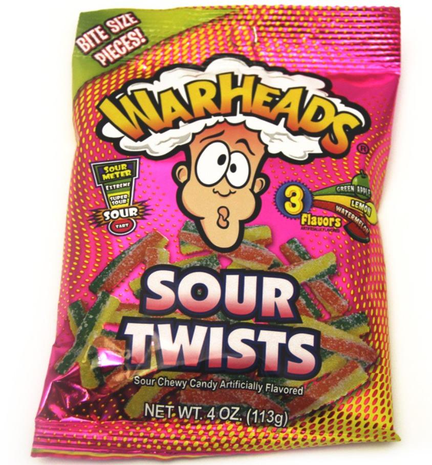 Sweets & Candy Warheads Sour Twists NPM 113g 12