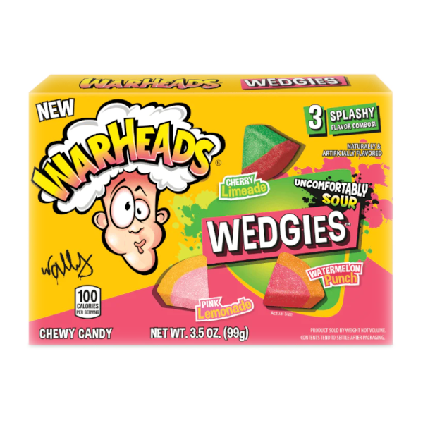 Sweets & Candy Warheads Theatre Box Wedgies NPM 3.5oz 12