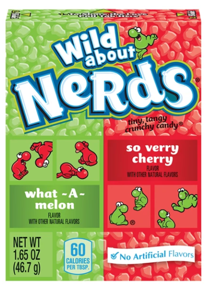 Sweets & Candy Wild Cherry and Watermelon Nerds  NPM 46g 360