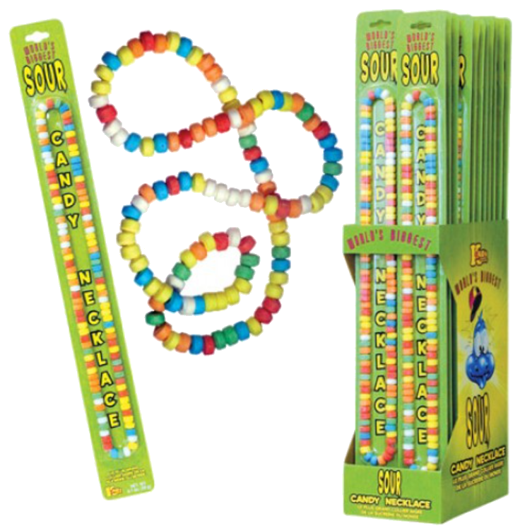 Sweets & Candy Worlds Biggest Sour Candy Necklace  NPM 60g 144