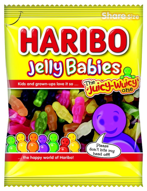 Sweets Haribo Jelly Babies NPM 140g 12