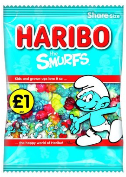 Sweets Haribo Smurfs PM 1.00 220g 12