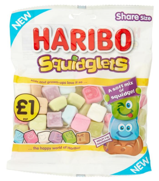 Sweets Haribo Squidglets PM 1.00 180g 12