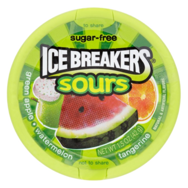 Sweets Ice Breakers Fruit Sours NPM 42g 8
