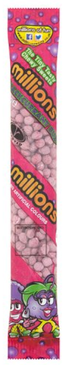 Sweets Millions Tubes Blackcurrant Buzz NPM 60g 12