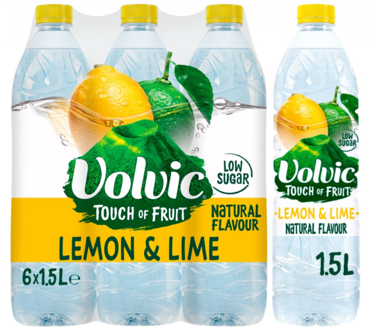 Waters Still Volvic Taste of Lemon and Lime NPM 1.5L 6