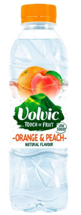 Waters Still Volvic Taste of Orange and Peach NPM 500ml 24