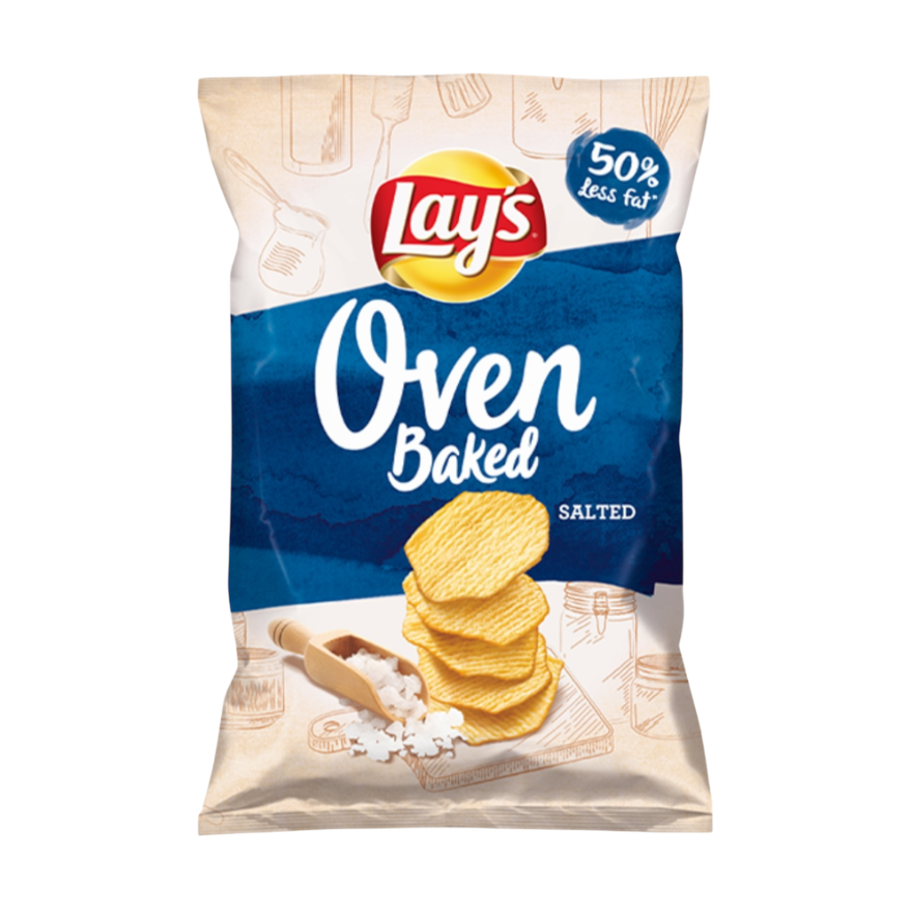 Crisps Lays Oven Baked Salted NPM 110g 26