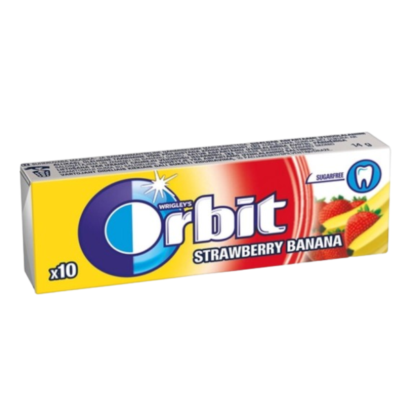 Chewing Gums Orbit Banana & Strawberry NPM 13.6g 30