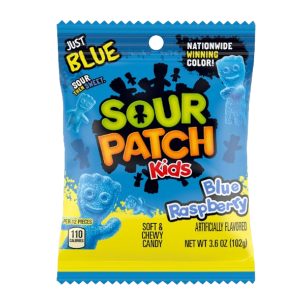 Sweets & Candy Sour Patch Kids Blue Raspberry NPM 102g 12