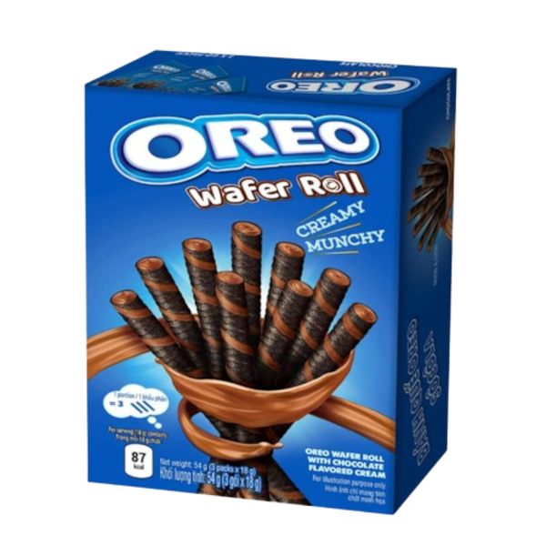 Snacks Oreo Wafer Roll Chocolate (3 x 18) NPM 54g 20