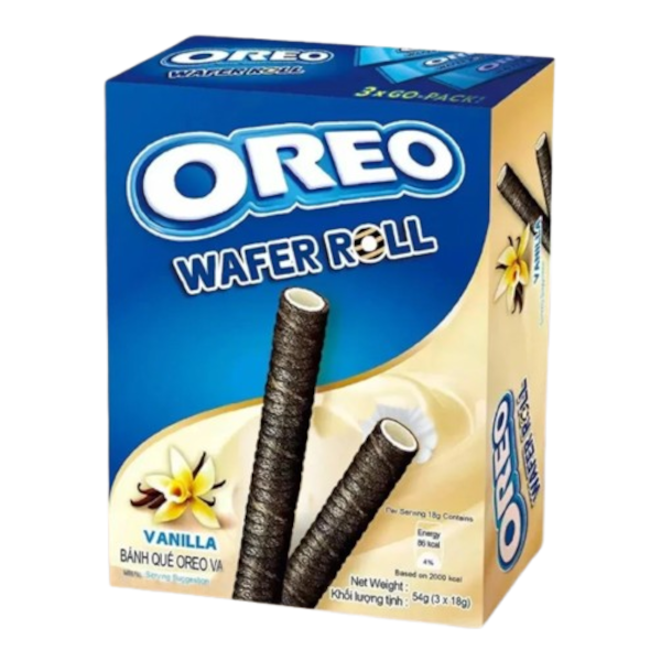 Snacks Oreo Wafer Roll Vanilla (3 x 18) NPM 54g 20