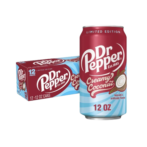 Drinks Dr Pepper Creamy Coconut NPM 355ml 12