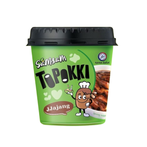 Snacks Topokki Korean Rice Cake Jjajang NPM 120g 6