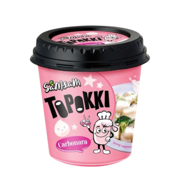 Snacks Topokki Korean Rice Cake Carbonara NPM 120g 6