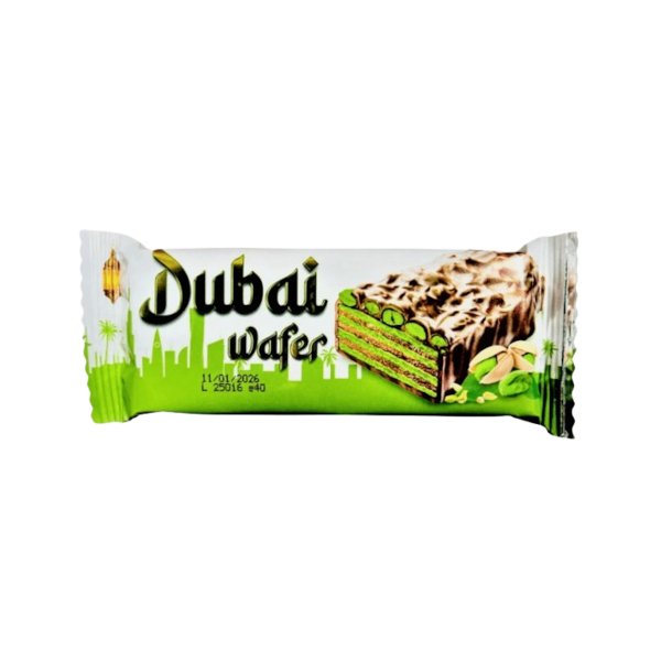 Chocolates Dubai Wafer Napolitane NPM 40g 24