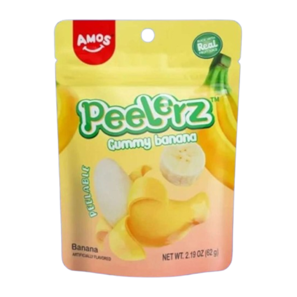 Sweets & Candy Amos Peelerz Banana NPM 65g 12