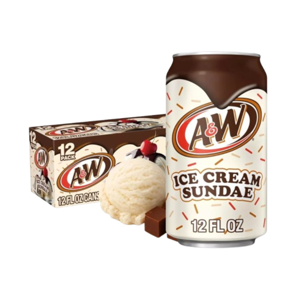 Drinks A&W Ice Cream Sundae NPM 355ml 12