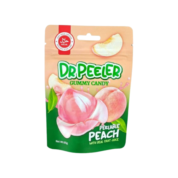 Sweets & Candy Dr Peeler Peach NPM 65g 12