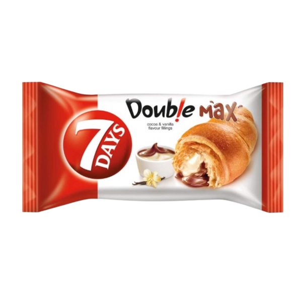 Snacks 7 Days Croissant Double Cocoa & Vanilla NPM 80g 20