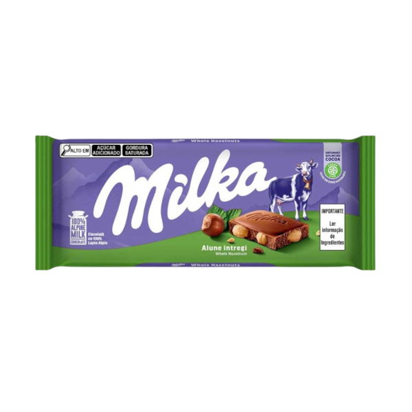 Chocolates Milka Whole Hazelnut NPM 95g 17