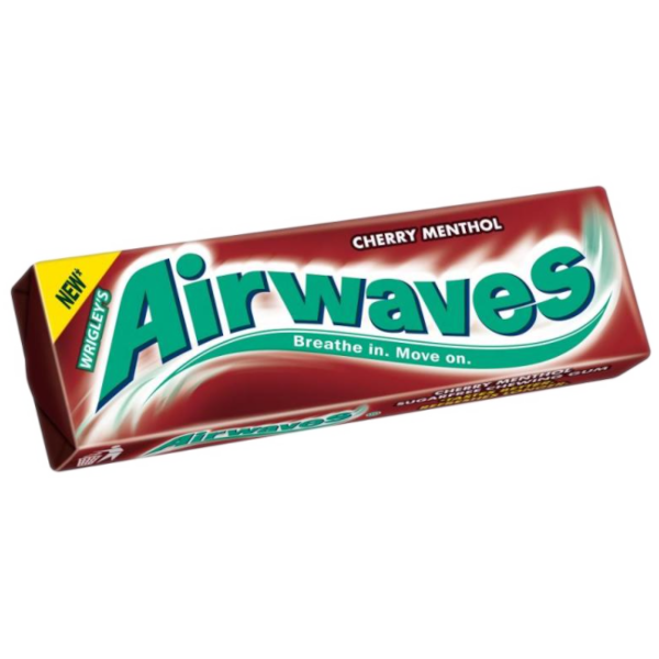Chewing Gums Airwaves Cherry Menthol-Red NPM 14g 30