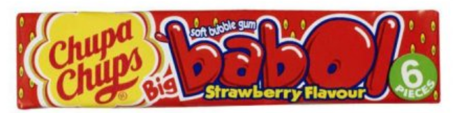 Chewing Gums Babol Strawberry-Red NPM 27.5g-6s 20