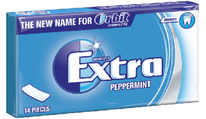Chewing Gums Extra Peppermint NPM 324g-27g-14s 12