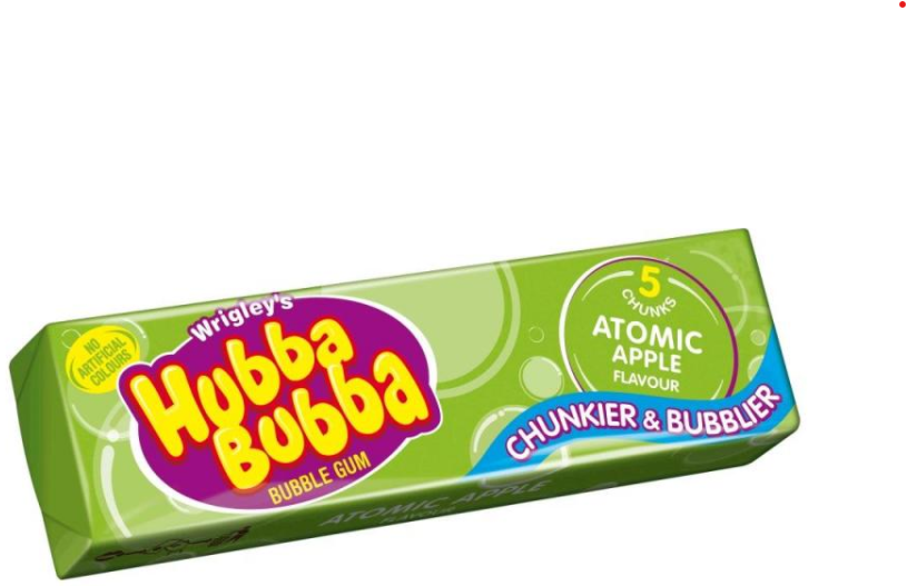 Chewing Gums Hubba Bubba Atomic Apple-Green NPM 700g 35g 5s 20
