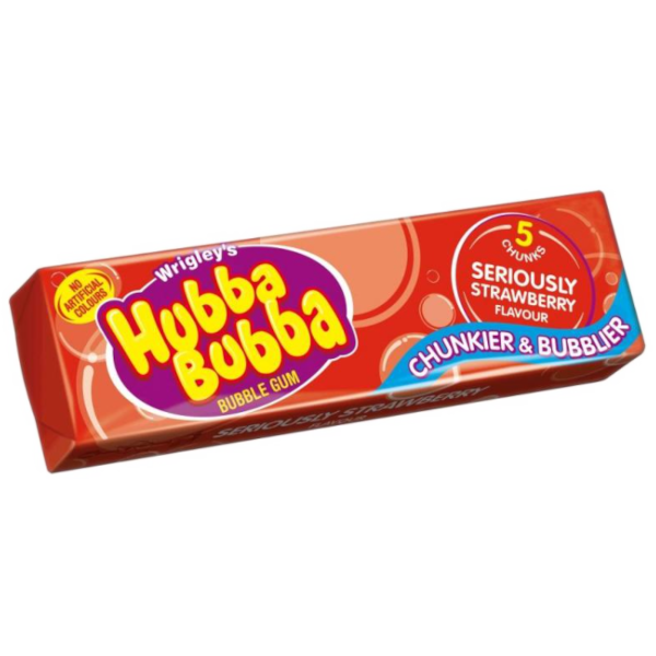 Chewing Gums Hubba Bubba Seriously Strawberry-Red NPM 700g 35g 5s 20