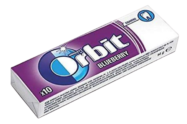 Chewing Gums Orbit Blueberry NPM 14gm 30
