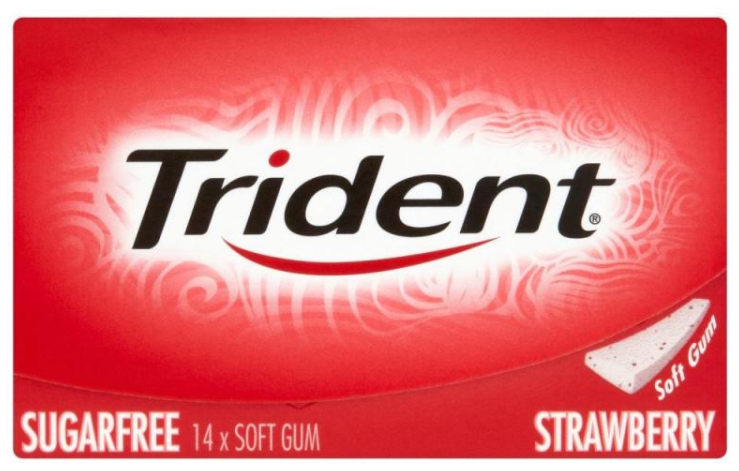 Chewing Gums Trident Strawberry NPM 14s 12
